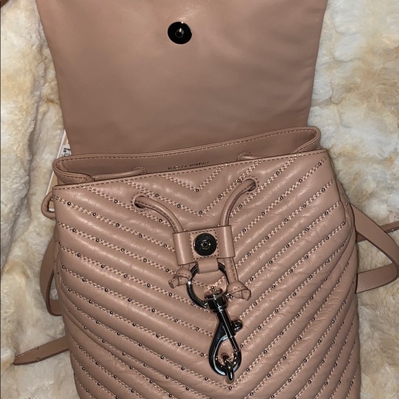Rebecca Minkoff Edie Leather Flap Backpack - Picture 8 of 15